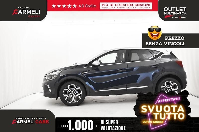 Usata Renault Captur Intens 101 CV (74 kW) 2022 Bleu rpe+ gris kqa SUV
