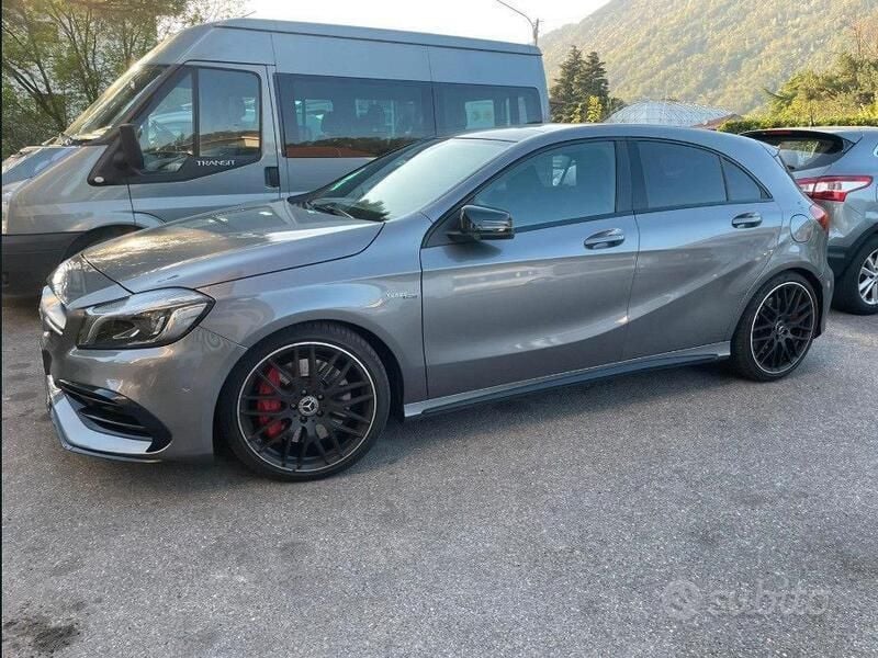 Usata Mercedes A45 AMG AMG 381 CV (280 kW) 2018 Grigio Utilitaria