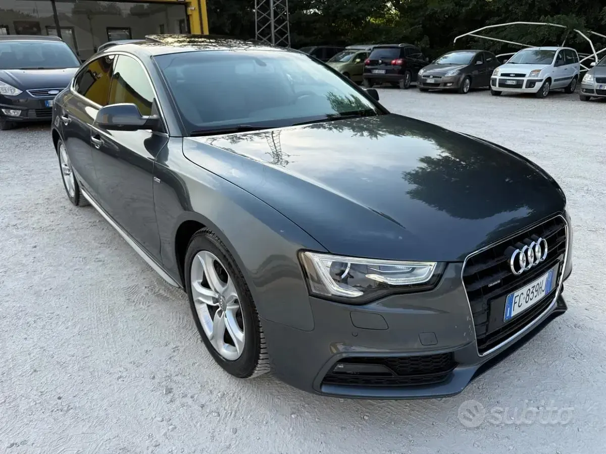 Usata Audi A5 S-Line 190 CV (139 kW) 2016 Grigio Coupé