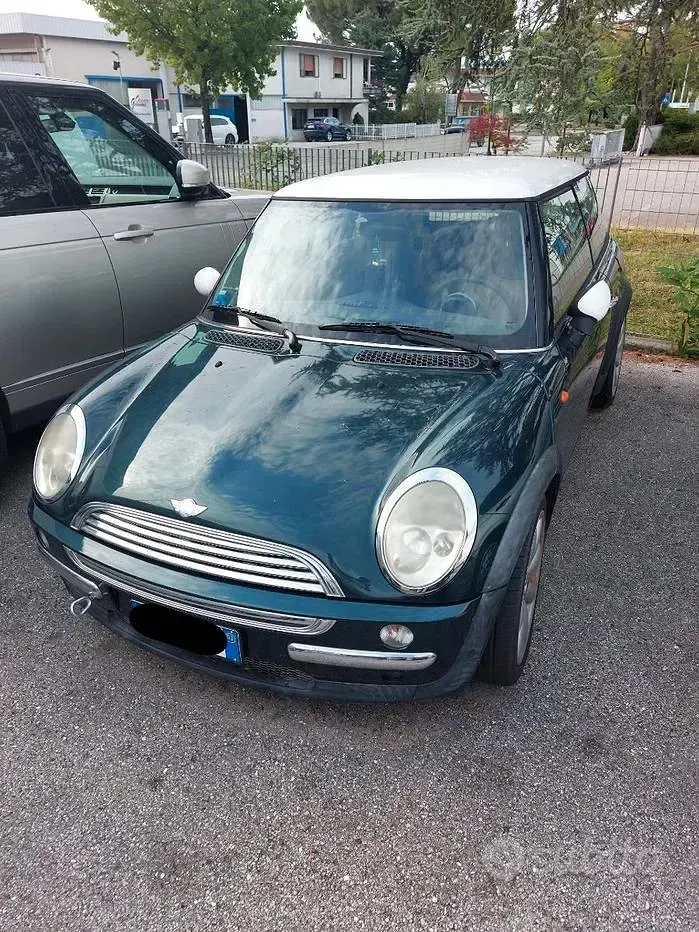 Usata Mini Cooper 116 CV (85 kW) 2003 Verde Utilitaria