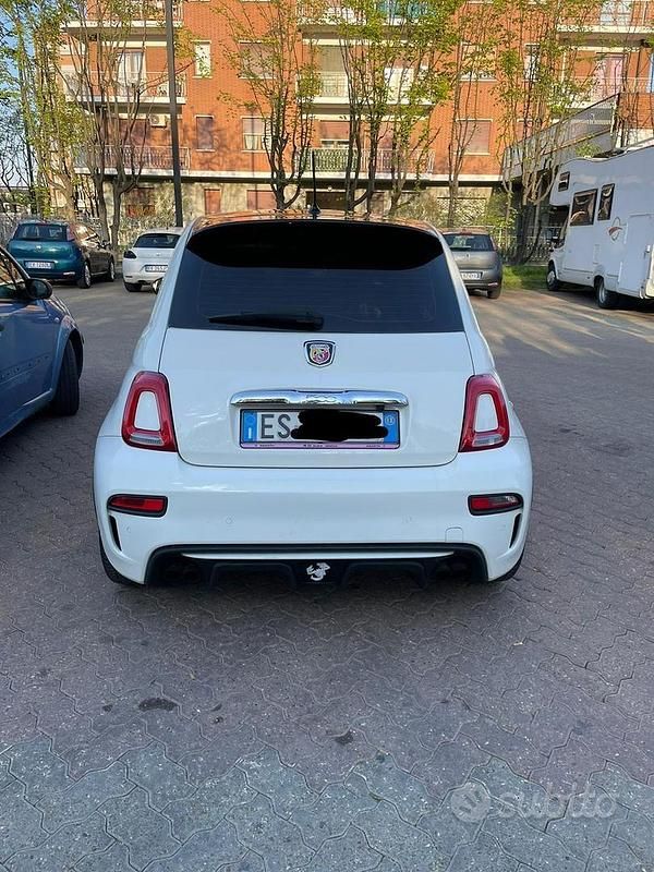 Usata Abarth 500 135 CV (99 kW) 2013 Bianco Berlina