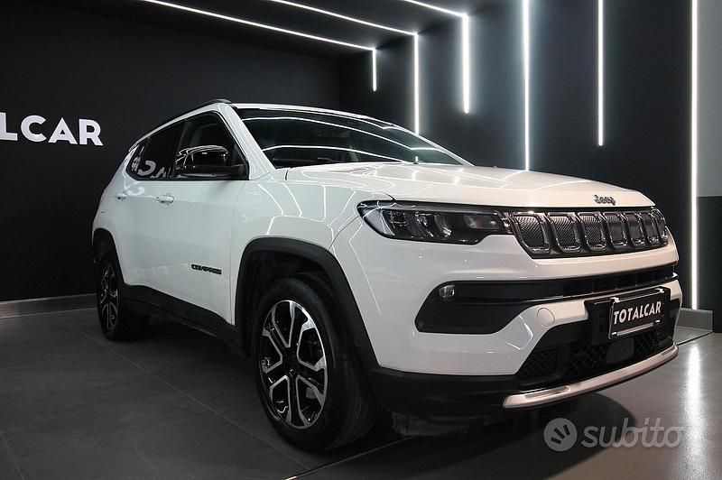 Bianco Usata 2023 Jeep Compass Limited SUV | 24.900 € (Buon prezzo) - Immagine 1/4