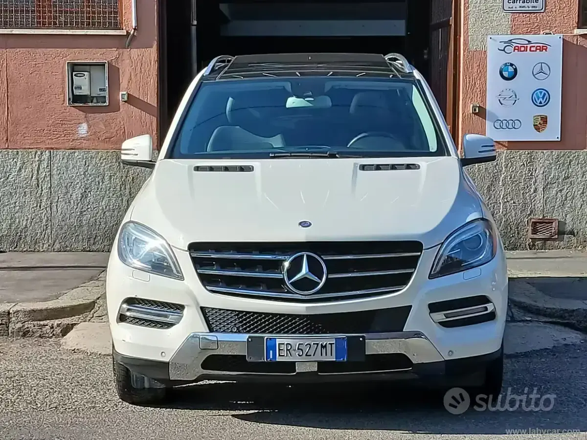 Usata Mercedes ML250 204 CV (150 kW) 2013 Bianco SUV