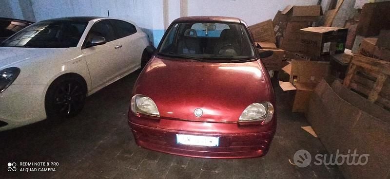 Usata Fiat Seicento Active 54 CV (39 kW) 2005 Rosso Utilitaria