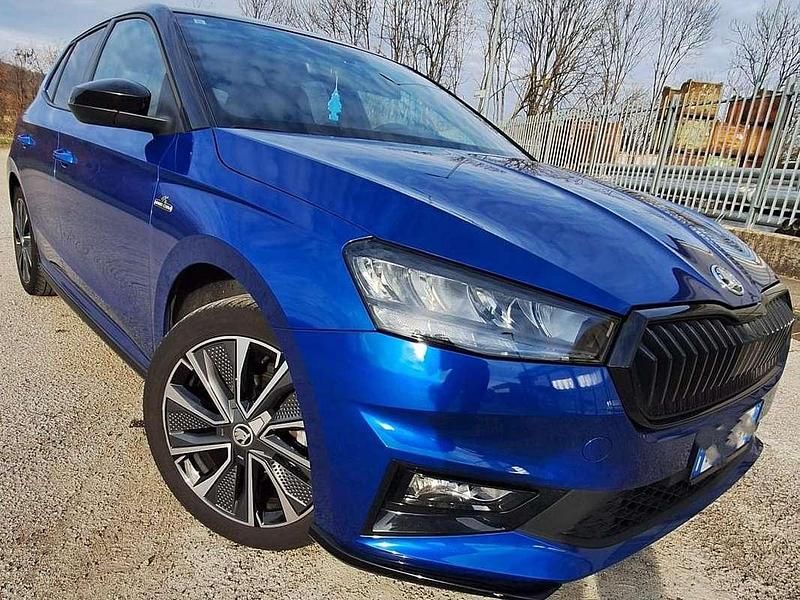Usata Skoda Fabia Monte Carlo 80 CV (58 kW) 2024 Blu/azzurro Utilitaria