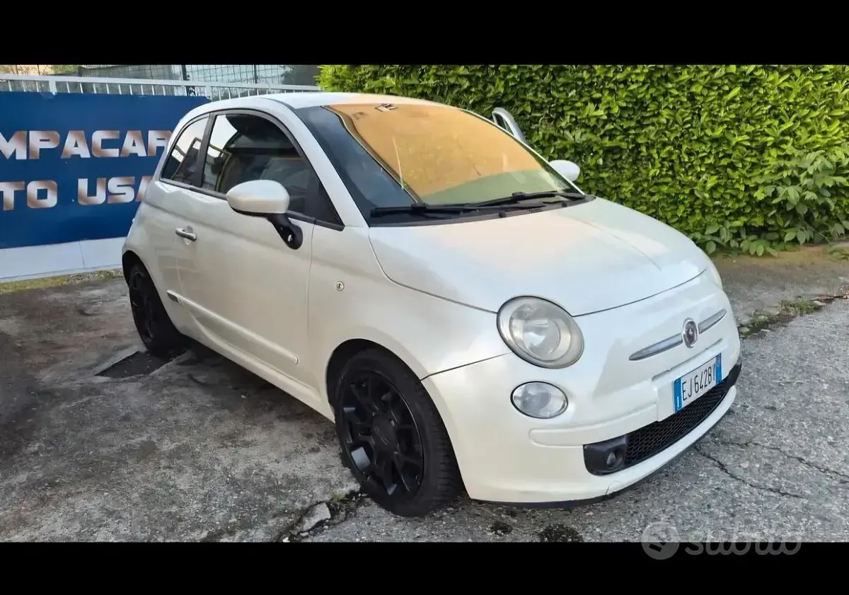 Usata Fiat 500 Sport 85 CV (62 kW) 2013 Bianco Utilitaria