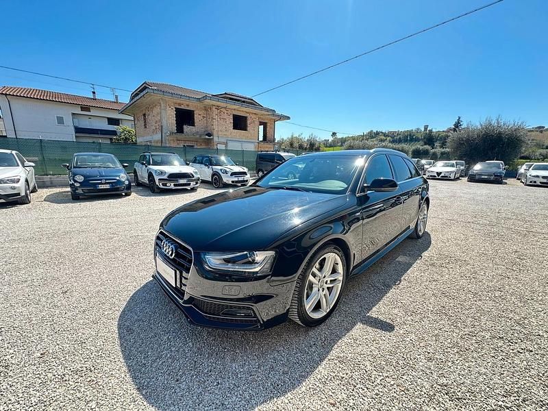 Usata Audi A4 S-Line 150 CV (110 kW) 2014 Nero Station wagon