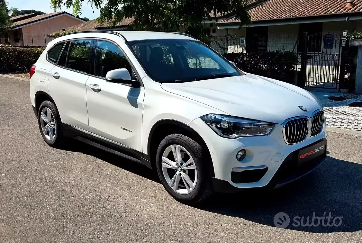 Usata BMW X1 Advantage 150 CV (110 kW) 2017 Bianco SUV