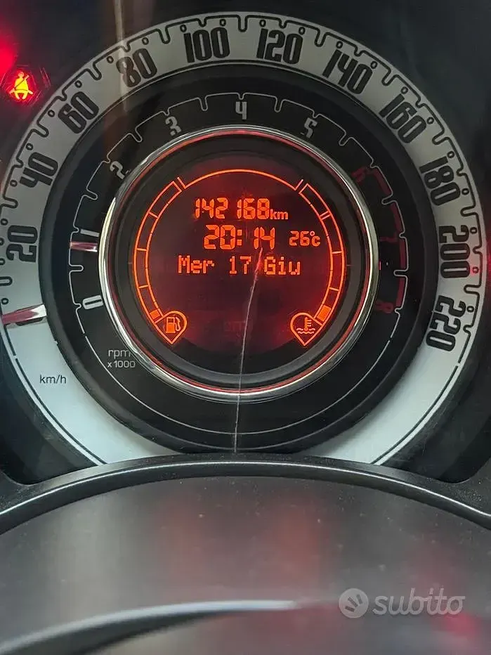 Usata Fiat 500 85 CV (62 kW) 2011 Bluazzurro Berlina