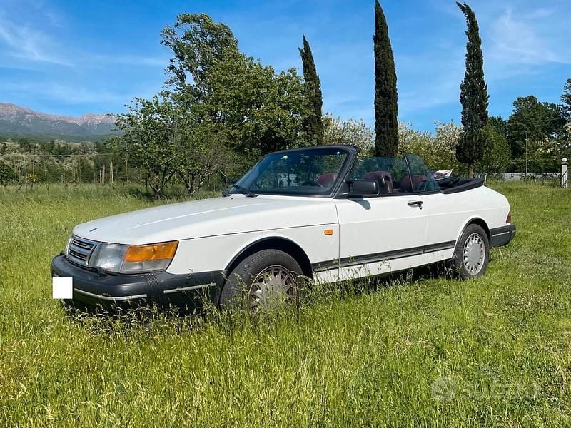 Usata Saab 900 Cabriolet 1990 Bianco Cabrio