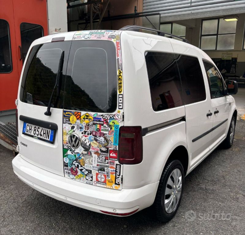 Usata VW Caddy 122 CV (89 kW) 2015 Bianco Monovolume