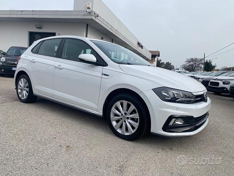 Usata VW Polo Highline 95 CV (69 kW) 2019 Bianco Utilitaria