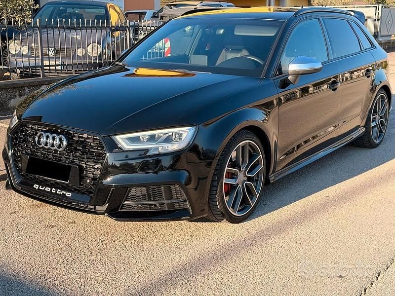 Usata Audi S3 Sportback 310 CV (228 kW) 2017 Nero Utilitaria