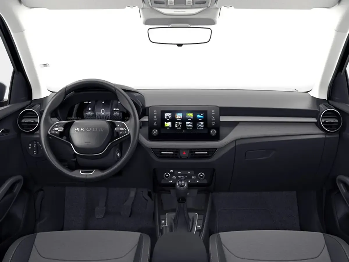 Nuova Skoda Fabia 115 CV (84 kW) 2026 Nero tulipano perlato grigio graphite me Utilitaria