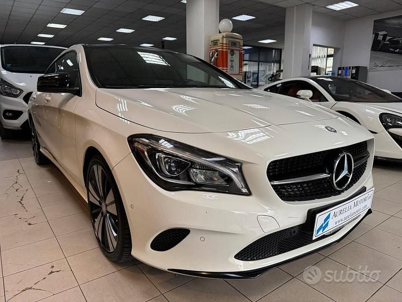 Usata Mercedes CLA180 109 CV (80 kW) 2017 Bianco Berlina