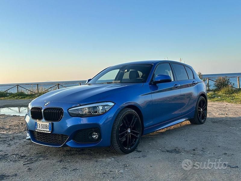 Usata BMW 116 M Sport 116 CV (85 kW) 2019 Blu Utilitaria