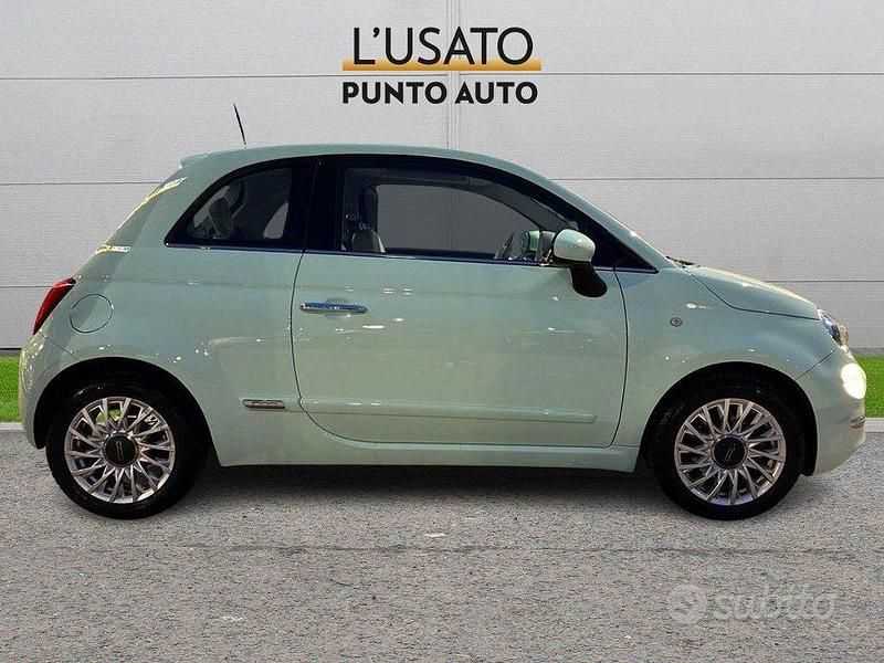Usata Fiat 500 Lounge 95 CV (69 kW) 2016 Verde Utilitaria