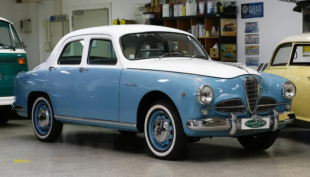 Usata Alfa Romeo 1900 Super 90 CV (66 kW) 1955 Blu Berlina