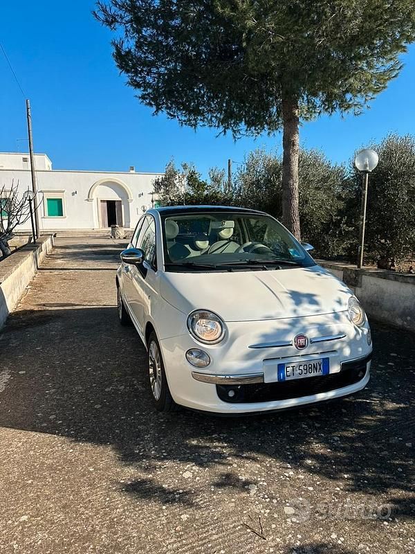 Usata Fiat 500 95 CV (69 kW) 2014 Bianco Berlina