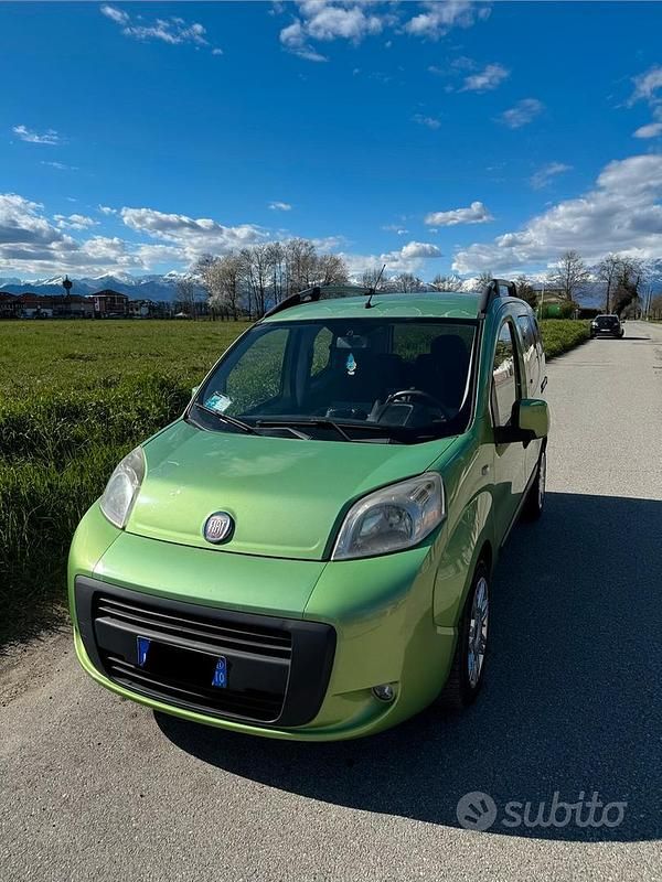 Usata Fiat Qubo Dynamic 95 CV (69 kW) 2011 Verde Monovolume