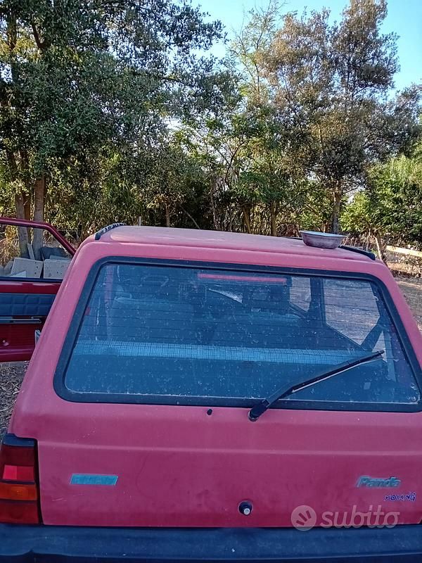 Usata Fiat Panda 2000 Rosso Utilitaria