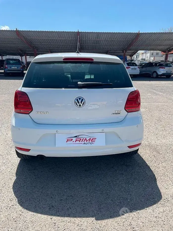 Usata VW Polo 90 CV (66 kW) 2014 Bianco Berlina