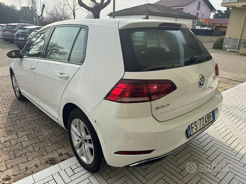 Usata VW Golf VII Business 115 CV (84 kW) 2018 Bianco Berlina