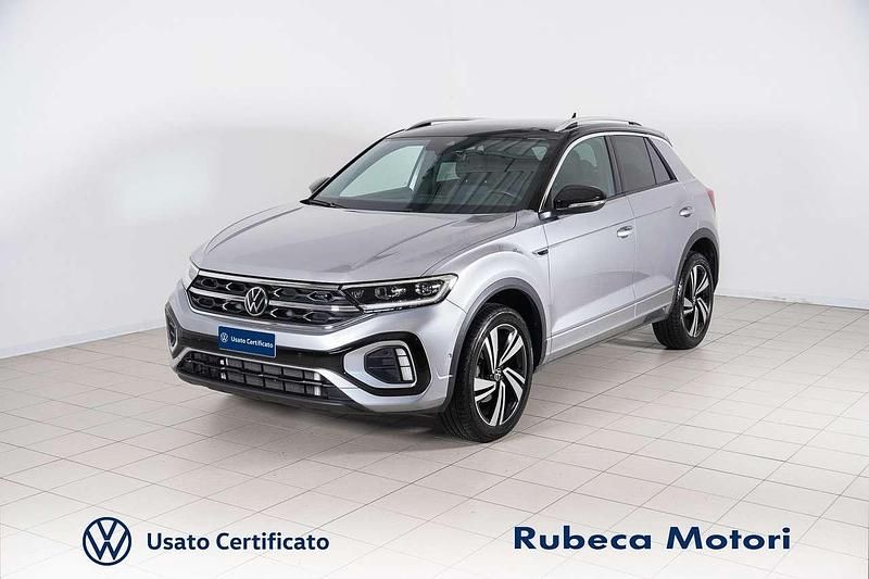 Usata VW T-Roc R-line 110 CV (80 kW) 2022 Argento SUV