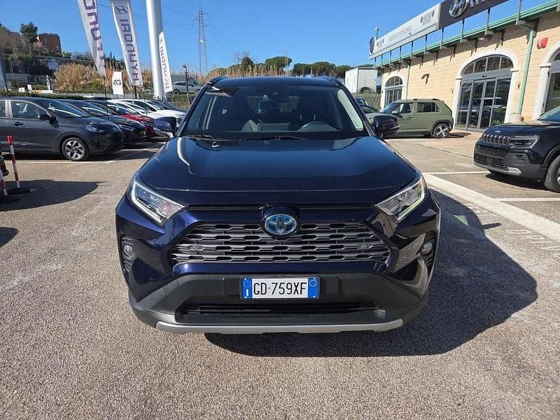 Usata Toyota RAV4 Hybrid Lounge 222 CV (163 kW) 2020 Blu/azzurro SUV