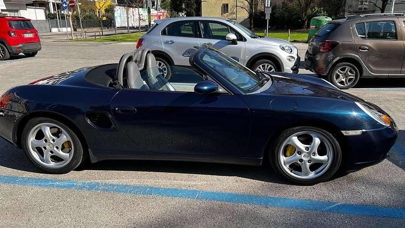 Usata Porsche Boxster 204 CV (150 kW) 2002 Blu/azzurro Cabrio