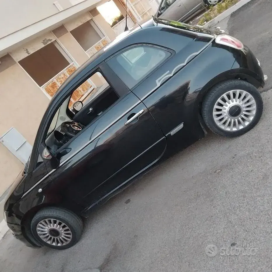Usata Fiat 500 2008 Nero Berlina