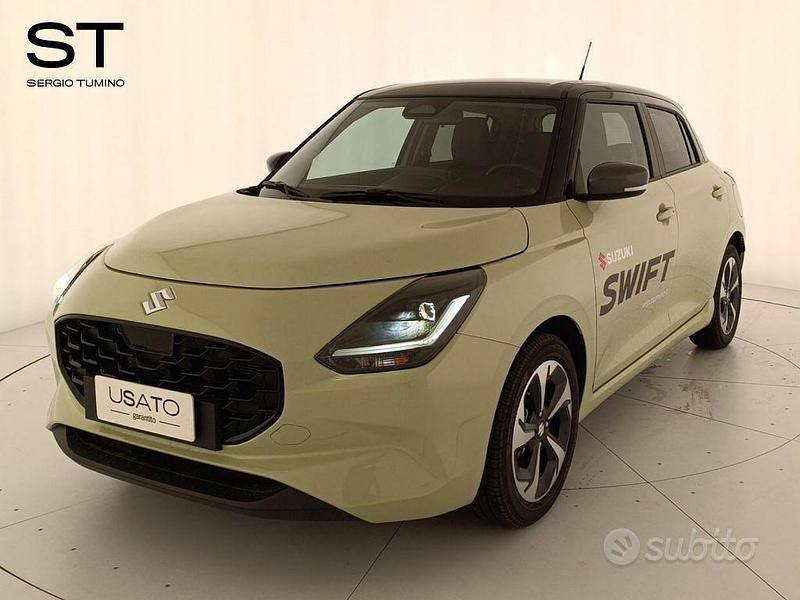Usata Suzuki Swift 82 CV (60 kW) 2024 Verde Utilitaria