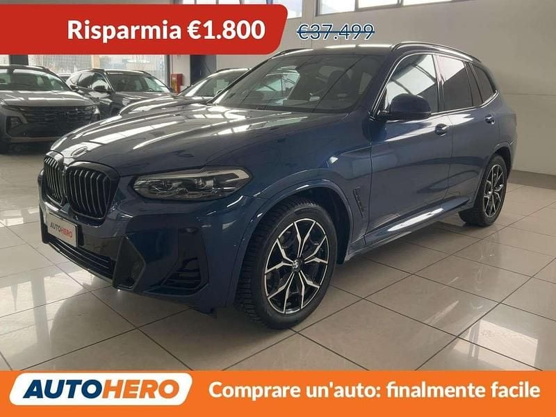 Usata BMW X3 M Sport 190 CV (139 kW) 2023 Blu/azzurro SUV