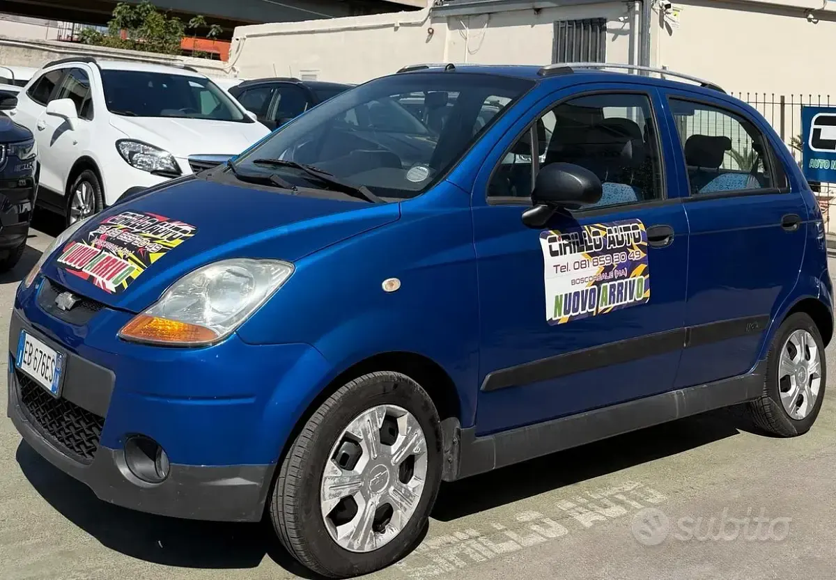 Usata Chevrolet Matiz 52 CV (38 kW) 2010 Blu Utilitaria
