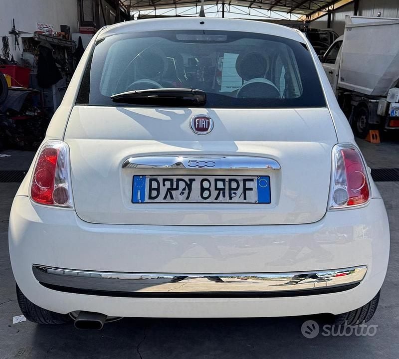 Usata Fiat 500 Lounge 69 CV (50 kW) 2009 Bianco Cabrio