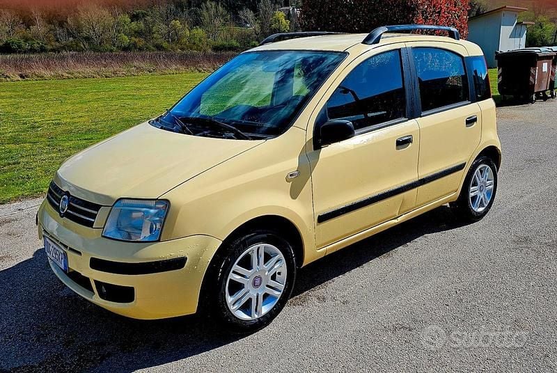 Usata Fiat Panda Dynamic 59 CV (43 kW) 2007 Giallo Utilitaria