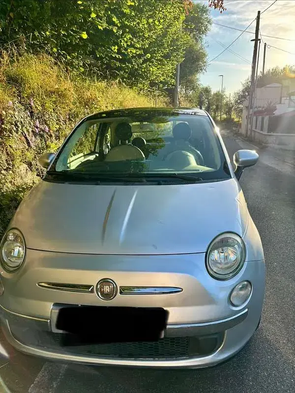 Usata Fiat 500 Lounge 69 CV (50 kW) 2010 Argento Utilitaria