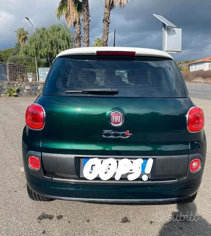 Usata Fiat 500L 105 CV (77 kW) 2014 Verde Monovolume