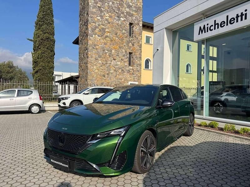 Usata Peugeot 308 GT 131 CV (96 kW) 2021 Verde Berlina