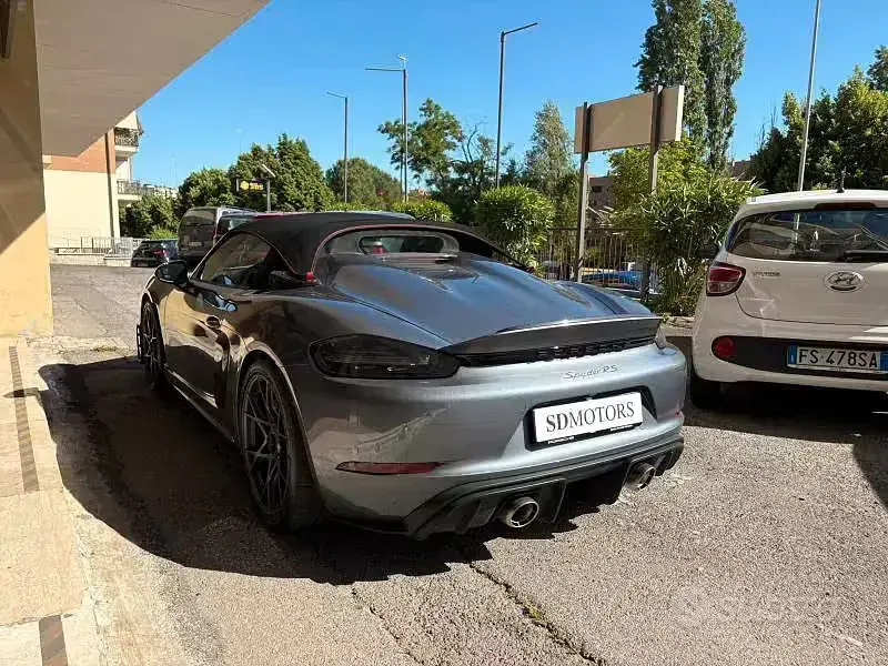Nuova Porsche 718 Spyder RS 500 CV (367 kW) 2025 Grigio Cabrio