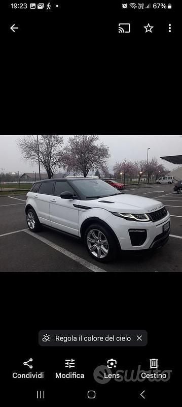Bianco Usata 2016 Land Rover Range Rover evoque | 14.500 € (Ottimo prezzo) - Immagine 1/4