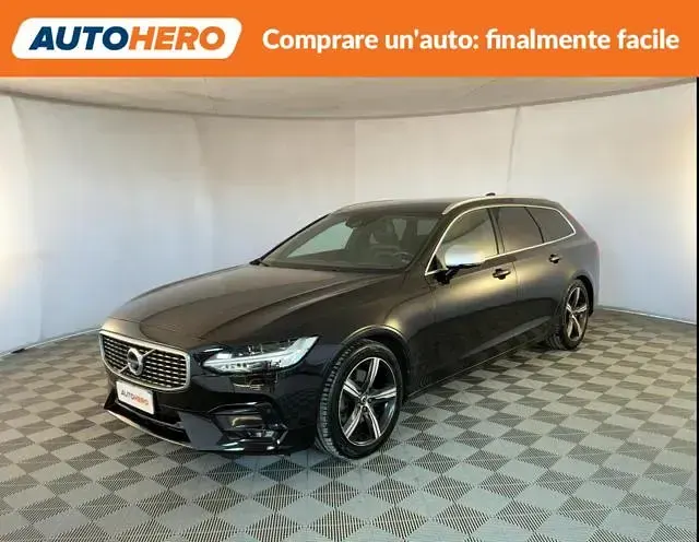 Usata Volvo V90 R-Design 190 CV (139 kW) 2017 Nero Station wagon