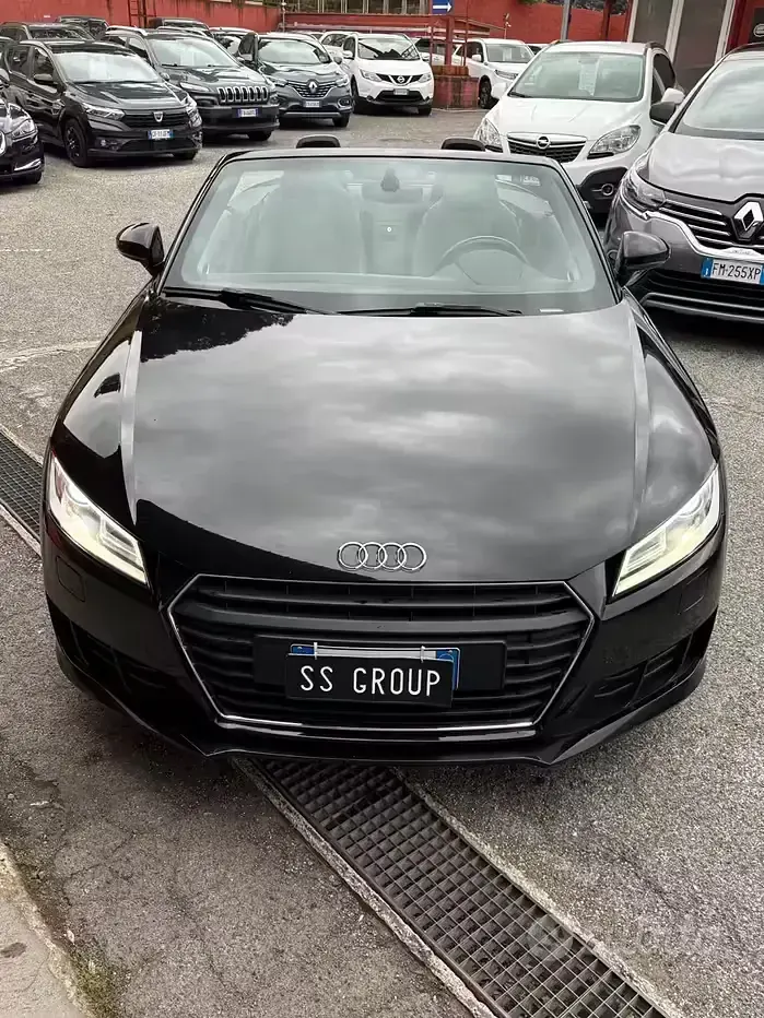 Usata Audi TT Roadster S-Line 184 CV (135 kW) 2017 Nero Cabrio