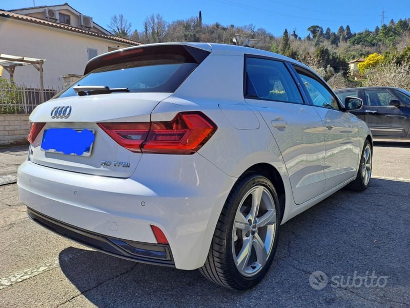 Usata Audi A1 Sportback Advanced Plus 116 CV (85 kW) 2019 Bianco Utilitaria