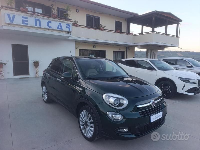 Usata Fiat 500X Lounge 120 CV (88 kW) 2016 Verde SUV