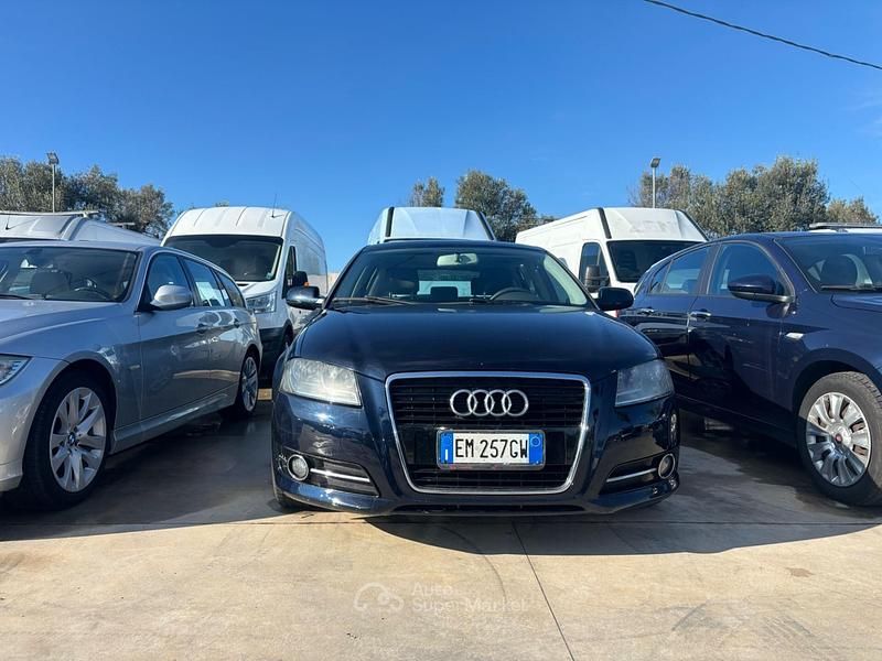 Usata Audi A3 Ambition 140 CV (102 kW) 2012 Blu Utilitaria