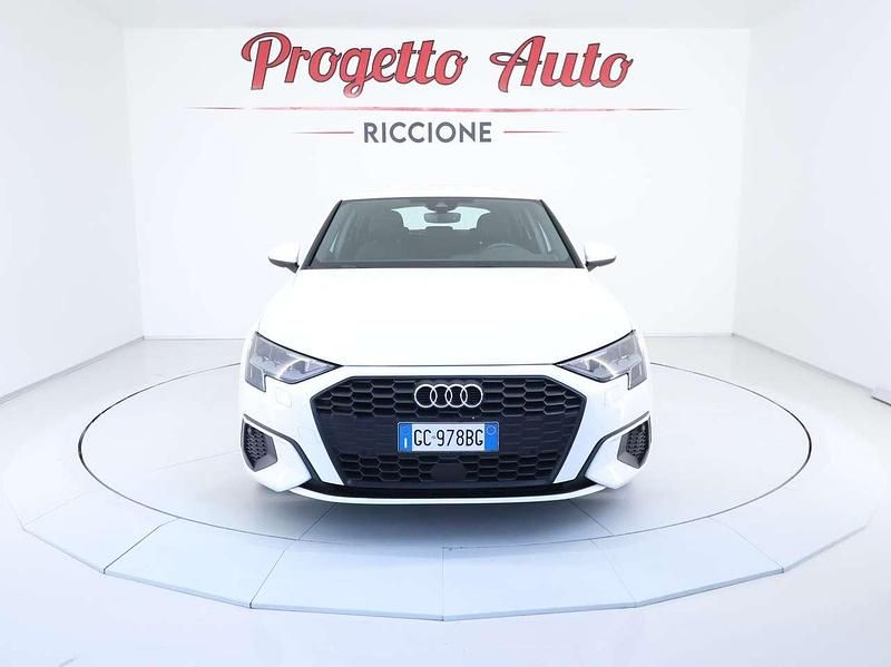 Usata Audi A3 Ambiente 110 CV (80 kW) 2020 Bianco ibis Berlina