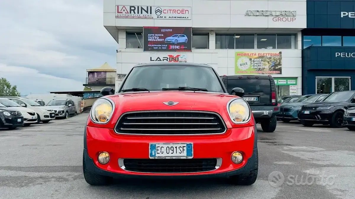 Usata Mini Cooper D Countryman 111 CV (81 kW) 2011 Rosso SUV