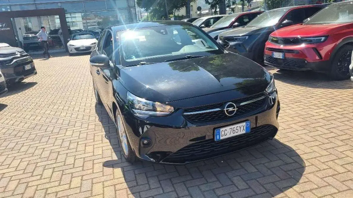 Usata Opel Corsa Edition 102 CV (75 kW) 2022 Nero Utilitaria