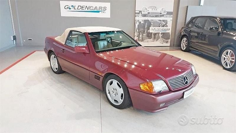 Usata Mercedes SL500 326 CV (239 kW) 1992 Rosso Cabrio